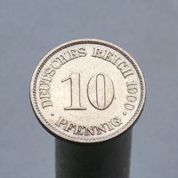 Германия 10 пфеннигов 1900 A