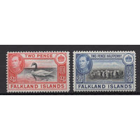 1938 Фолкленды ** 2 марки из серии (SG 150, SG 151), Британские колонии