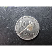 Фиджи.10 центов.1990. С 20 копеек. Распродажа коллекции. Смотрите другие лоты.