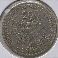 Бразилия 200 реалов 1901 г. В холдере