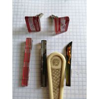Запонки и зажимы для галстука. Старт с 2-х рублей. Смотрите другие лоты, много интересного.