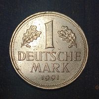 Германия 1 марка 1991 D
