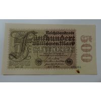 500 миллионов марок 1923 г. Германия.