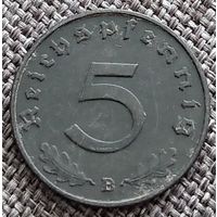 5 рейхспфеннигов 1943 В