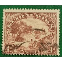 Южная Африка 1928. Африканский крааль. Традиционное поселение из хижин