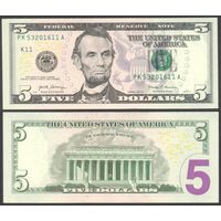 США, 5 долларов 2017A г. P546bK. UNC