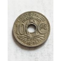 Франция 10 сантим 1930