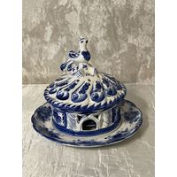 Подсвечник.Гжель.