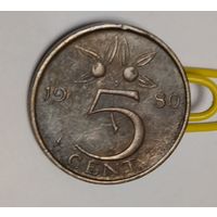 Нидерланды 5 центов, 1980