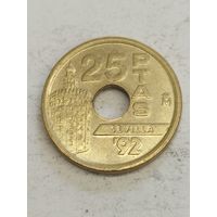 Испания 25 песет Ехро'92. Севилья.1992