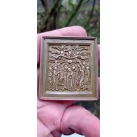 МЕДНОЛИТАЯ ИКОНА РЕДКИЙ СЮЖЕТ . Распродажа Коллекции !!! .Экспресс  Аукцион  с рубля без МПЦ и прочего  .Много лотов в продаже .