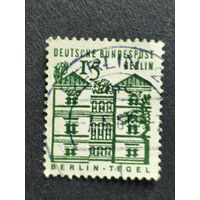 Германия 1964. Берлин. Здания Германии 12 века. Замок Тегель, Берлин
