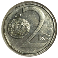 Чехия 2 кроны, 1993 (холдер)