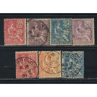 Франция 1900  Вып Республика тип Машон (квадрат) Стандарт Полная #112-8