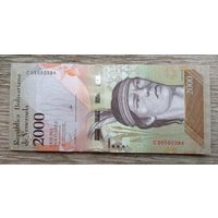Werty71 Венесуэла 2000 боливаров 2016 UNC банкнота