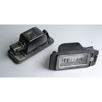 Фонари подсветки номера 2 шт. б/у 13578958 GM для Opel Astra J