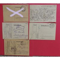 Почтовые карточки с фронта, ПМВ, 1915-1918 гг.