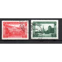 10 лет Эстонской ССР СССР 1950 год 2 марки