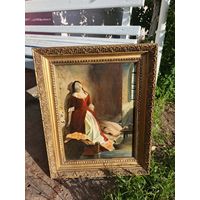 Картина маслом. 39 на 50см. с рамкой. С 1 рубля!
