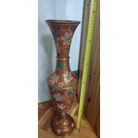 Большая красивая ваза. Индия, латунь, ссср.
