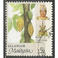 Малайские штаты(Селангор). Какао. 1986г. Mi#133.