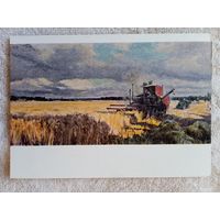 1959. соцреализм. Соколов. Жатва началась