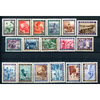 Индонезия - 1948г. - локальные марки, местные мотивы, известные люди, архитектура - 17 марок - MNH. #4-W2-121-A-2