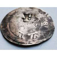 Пражский грош с надчеканом