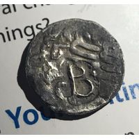 Рязанское княжество Подражание дирхему Токтамыш с надчеканом R5