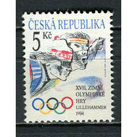 Чешская Республика - 1994 - Зимние Олимпийские игры - (незначит. пятна на клее) - [Mi. 34] - полная серия - 1 марка. MNH.  (Лот 61HN)-T2P19