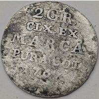 Польша 2 серебряных гроша, 1767 года. Станислав Август Понятовский