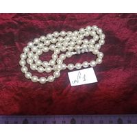 Старинные бусы с серебряным элементом Ag835. Недорого. Привезены из Англии. (#1)