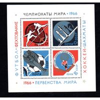 Спорт СССР 1966 год (3361) 1 блок