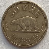 Гренландия 50 эре 1926 г.