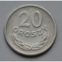 Польша, 20 грошей 1972 г.