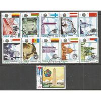 Куба. Всемирный фестиваль молодёжи и студентов. Гавана. 1978г. Mi#2318-28. Серия в сцепках.