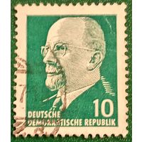 ГДР 1960. Немецкий политик Вальтер Ульбрихт