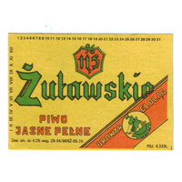 Этикетка пива Zulawskie Польша П740