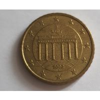 Германия 2002J 50 евроцентов