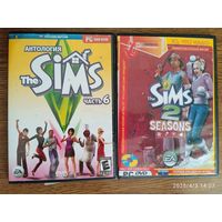 Компьютерная игра на РС ,,Sims,, цена за оба диска...