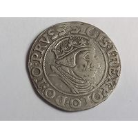 1 грош 1538 г , Гданьск. Серебро