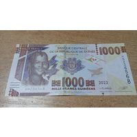 1000 франков 2022 года Гвинеи