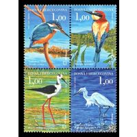 2005 Босния и Герцеговина (хорват.) 145-148 Фауна. Птицы долины Неретвы **