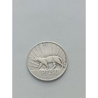 Уругвай 1 песо 1942 год( серебро)