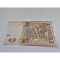 2 гривны (2005 года выпуска) серия ВБ 9828666.