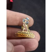 Значок официальный ЧМ по футболу Россия 2018 FIFA world cup Russia 2018