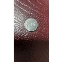 Монета 20 грошей 2020г. Польша. Отличная!