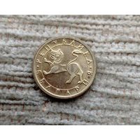 Werty71 Болгария 10 стотинок 1992 Кошка кот рыба