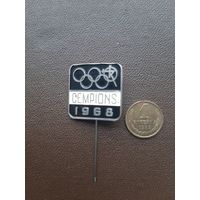 Значок Чемпион Олимпиады1968