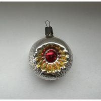Елочная игрушка фонарик цветок СССР К.19